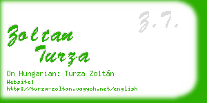 zoltan turza business card